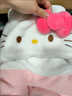 樂(lè )園四季kitty 粉嫩少女心凱蒂貓披風(fēng)斗篷宅家居宿舍空調毯 可愛(ài)KT粉色披肩 120*110cm 曬單實(shí)拍圖