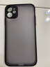 暴走 適用蘋(píng)果11手機殼iPhone11手機殼鏡頭全包防摔男女款硅膠魔方圓邊撞色透明磨砂防指紋保護套黑 曬單實(shí)拍圖