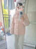 波司登（BOSIDENG）25年新款羽絨服90絨女短款連帽保暖防風(fēng)修身加厚外套B250245112XS 春桃粉|1857-玫瑰可露麗 S 160/84A 體重約110-125斤 曬單實(shí)拍圖