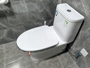 美標凱亞樂享凈抗菌虹吸大沖力防臭防濺輕音緩降蓋板1854連體馬桶 抗菌虹吸馬桶 400mm1855 曬單實拍圖
