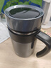 蘇泊爾（SUPOR）保溫杯男士316L不銹鋼水杯帶手柄泡茶杯商務(wù)辦公大容量杯子送禮物 隕石灰-【非顯溫款】600ml 曬單實(shí)拍圖