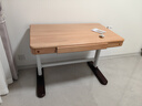 源氏木語(yǔ)兒童家具實(shí)木兒童學(xué)習桌小學(xué)生家用作業(yè)多功能簡(jiǎn)約升降寫(xiě)字桌書(shū)架書(shū)桌組合 1米兒童手搖學(xué)習桌 曬單實(shí)拍圖