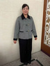 啄木鳥(niǎo)媽媽春秋時(shí)尚外套2026新款洋氣中老年女裝國風(fēng)氣質(zhì)高貴雙面呢衣服 灰色 2XL 建議105-120斤 曬單實(shí)拍圖