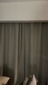 宜家（IKEA）ANNAKAJSA安娜卡薩窗簾半遮光布窗臺配件擋風(fēng)隔熱易清潔 米黃色窗簾 曬單實(shí)拍圖