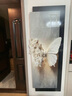 酷象高級感可推拉隱藏式全身鏡玄關(guān)裝飾畫(huà)蝴蝶隱形穿衣鏡試衣鏡子掛畫(huà) C款-花蝶翩翩 55*140cm【內橫框橫40豎130】 爵士黑色【左推拉+金屬拉絲】 創(chuàng  )意藝術(shù)【UV精雕+晶瓷工藝+全身鏡】 曬單實(shí)拍圖