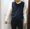 真維斯針織背心馬甲男款2025秋冬季新款保暖無(wú)袖毛衣修身打底衫v領(lǐng)線(xiàn)衣 深灰 2XL 【建議135-155斤】 曬單實(shí)拍圖