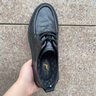 公羊休閑皮鞋男鞋春季新款羊皮英倫商務(wù)百搭板鞋男軟底運動(dòng)輕便休閑鞋 黑色 【標準皮鞋碼】 41 (255mm) 曬單實(shí)拍圖