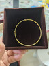 金至福計價(jià)推拉古法黃金手鐲足金999實(shí)心活口金鐲子送老婆媽媽生日禮物 約21.5g 送證書(shū)禮盒【克重多退少補】 曬單實(shí)拍圖
