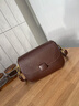 CADUNI KAISER牛皮包包女包小眾馬鞍包百搭輕奢斜挎包生日禮物高級感送女友老婆 【咖啡色】實(shí)用走心 品牌洋氣高端氣質(zhì)單肩小包 曬單實(shí)拍圖