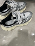 MLB鞋子男女款賽博老爹鞋張凌赫明星同款運動(dòng)鞋3ASHWD15N-50IVS-245 曬單實(shí)拍圖