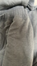 優(yōu)衣庫男裝女裝HEATTECH仿羊羔絨運動(dòng)長(cháng)褲保暖抓絨加絨褲子469966 07 青灰色 2XL /185/104C 曬單實(shí)拍圖