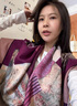 愛(ài)慕秋夏秋冬真絲羊毛雙面異色層林浸染高檔絲毛圍巾女唯美大方巾保暖圍巾 層林浸染 曬單實(shí)拍圖
