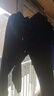 真維斯（Jeanswest）雪尼爾褲子男春秋季寬松肌理感青少年日常通勤抽繩運動(dòng)休閑褲子男 【加絨款】束腳-黑#ZS純色 加絨 XL 曬單實(shí)拍圖
