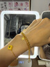 金至尊（3DG Jewellery）黃金手鏈花期INS風(fēng)疊戴雙層鏈999足金送女友老婆生日禮物計價(jià) 金重9.69克（配珠寶禮盒） 曬單實(shí)拍圖