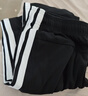 adidas情侶款休閑運動(dòng)褲男女春季阿迪達斯官方輕運動(dòng) 黑色/白色   L 曬單實(shí)拍圖