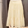 優(yōu)衣庫女裝層疊長(cháng)裙/半身裙長(cháng)裙裙子479740 41 杏黃色 M /160/66A 曬單實(shí)拍圖