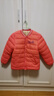 G.duck兒童羽絨棉服內膽冬季校服加厚大童寶寶男童中大童輕薄女童內穿 西瓜紅 150 【建議身高140cm左右】 曬單實(shí)拍圖