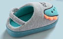 豬爸爸寶寶棉拖鞋家居室內保暖防滑嬰幼兒秋男童女寶秋冬季棉拖灰色150 曬單實(shí)拍圖