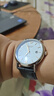 天王（TIAN WANG）手表男 生日禮物金標送福18K金皮帶石英男表GS3874S.D.LB.KW 曬單實(shí)拍圖