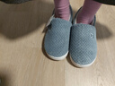京東京造【溫暖御寒】棉拖鞋秋冬防滑室內包腳保暖拖鞋男士深灰色42-43 曬單實(shí)拍圖
