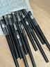 【月銷(xiāo)過(guò)萬(wàn)】磨砂碳素中性筆黑色0.5mm簽字筆學(xué)生考試筆測量工具 針管筆-10支 曬單實(shí)拍圖