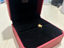 周大福辰星海星足金黃金耳釘EOF1868送女友禮物情人節禮物 約1.8g計價(jià)(工費220) 曬單實(shí)拍圖