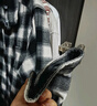 優(yōu)衣庫童裝男童女童法蘭絨格子襯衫長(cháng)袖襯衣薄外套上衣新款478132 09 黑色 150 曬單實(shí)拍圖