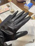 恒源祥真皮手套女秋冬季加絨騎車(chē)開(kāi)車(chē)冬天軟羊皮薄款防寒保暖觸屏電動(dòng)車(chē) 9016黑色-加絨里(全掌觸屏) S 曬單實(shí)拍圖