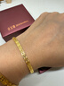 金至尊（3DG Jewellery）cool我999足金手鏈ins風(fēng)個(gè)性百搭黃金手鏈送女友老婆生日禮物計價(jià) 8.85克(含工費460元) 曬單實(shí)拍圖
