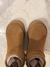 環(huán)球雪地靴女士加絨加厚保暖女靴子女2026冬季高幫棉鞋反牛皮毛一體潮 駝色 37 曬單實(shí)拍圖