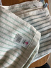 潔麗雅方巾擦手巾掛式純棉洗臉家用小毛巾舒適柔暖擦臉吸水兒童毛巾 掛繩裝(條紋方巾)  3條 曬單實(shí)拍圖
