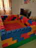 大型環(huán)保EPP泡沫積木樂(lè )園城堡室內圍欄隔斷墻兒童球池游樂(lè )場(chǎng)玩具 2孔加厚積木24個(gè)【混合色】 曬單實(shí)拍圖