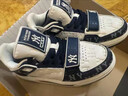 MLB官方男女休閑板鞋厚底增高老花鞋子明星同款 3ASXCMM4N-50NYS 250 曬單實(shí)拍圖