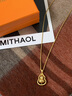 MITHAOL時(shí)來(lái)運轉車(chē)花鏤空葫蘆項鏈女輕奢小眾高級感精致毛衣鏈鎖骨鏈女款 黃金色項鏈【專(zhuān)柜禮盒裝】 【送禮更顯愛(ài)意】 曬單實(shí)拍圖