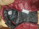 雅鹿羽絨馬甲男士新款短款時(shí)尚亮面可脫卸帽休閑外套 棗紅 180 曬單實(shí)拍圖