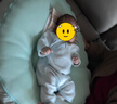 物苑哺乳枕喂奶神器頭護腰椅子手臂墊靠枕嬰兒抱睡月子抱睡托躺喂 （躺喂+親喂）淺豆綠 曬單實(shí)拍圖