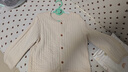 優(yōu)衣庫嬰幼兒寶寶壓線(xiàn)開(kāi)衫/外套上衣25秋冬新款479599 30 淺米色 100 曬單實(shí)拍圖