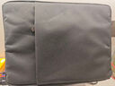 必優(yōu)美 筆記本電腦內膽包 加絨減震內襯收納包 蘋(píng)果華為聯(lián)想小米筆記本電腦保護套 帶隔層 黑色13.3英寸 曬單實(shí)拍圖