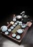 琦軒源功夫茶具套裝茶盤(pán)家用整套全自動(dòng)一體燒水壺泡茶臺茶海 song雙桶 曬單實(shí)拍圖