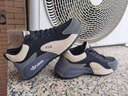男鞋冬季皮面運動(dòng)鞋透氣大碼內增高減震軟底耐磨跑步鞋休閑阿甘鞋 NAW2501黑灰 43 曬單實(shí)拍圖