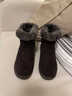 Edick意大利風(fēng)品牌羊毛媽媽雪地靴女皮毛一體棉鞋冬季加絨保暖加厚防滑 奢侈品牌-棕色 38 （比平時(shí)常穿尺碼選大一碼） 曬單實(shí)拍圖