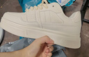 森馬鞋子男秋季潮流防臭防滑高級感小白潮鞋學(xué)生校園風(fēng)厚底增高休閑鞋 米白【升級款】 42 (260mm) 曬單實(shí)拍圖