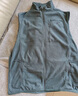 迪卡儂抓絨馬甲男秋冬保暖搖粒絨背心綠色XL4135031 曬單實(shí)拍圖