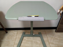 智芯可移動(dòng)升降床邊桌折疊小桌子書(shū)桌家用小型電腦桌學(xué)習工作小疊桌 鼠尾草綠【升降范圍74-109cm】 曬單實(shí)拍圖