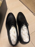 金利來(lái)（Goldlion）男鞋商務(wù)正裝鞋秋季簡(jiǎn)約系帶西裝輕質(zhì)皮鞋59674007501A黑42碼 曬單實(shí)拍圖