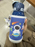 UZSPACE優(yōu)之兒童雙飲保溫杯禮盒學(xué)生背帶運動(dòng)便攜高顏值吸管不銹鋼水杯子 航天藍550ML（禮盒款） 曬單實(shí)拍圖
