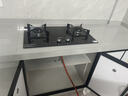 美的（Midea）燃氣灶雙灶家用5.0KW大火力黑晶寬面板臺嵌兩用雙灶 液化氣 5.0KW聚焰勻火灶Q330 曬單實(shí)拍圖