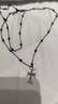 暗黑女十字花架項鏈choker鎖骨鏈雙層疊戴配飾毛衣鏈高級輕奢辣妹 項圈+十字架項鏈2件套 曬單實(shí)拍圖
