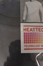 優(yōu)衣庫【狂歡價(jià)】男裝HEATTECH圓領(lǐng)T恤9分袖保暖衣秋衣內衣479428 479428/08深灰色 M 曬單實(shí)拍圖