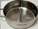 蘇泊爾SUPOR 304不銹鋼直型火鍋加厚鴛鴦鍋28CM電磁爐湯鍋ET28AAS03 曬單實(shí)拍圖
